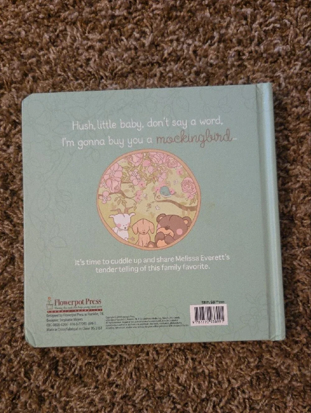 Hush, Little Baby Illustrated Board Book By Melissa Everett